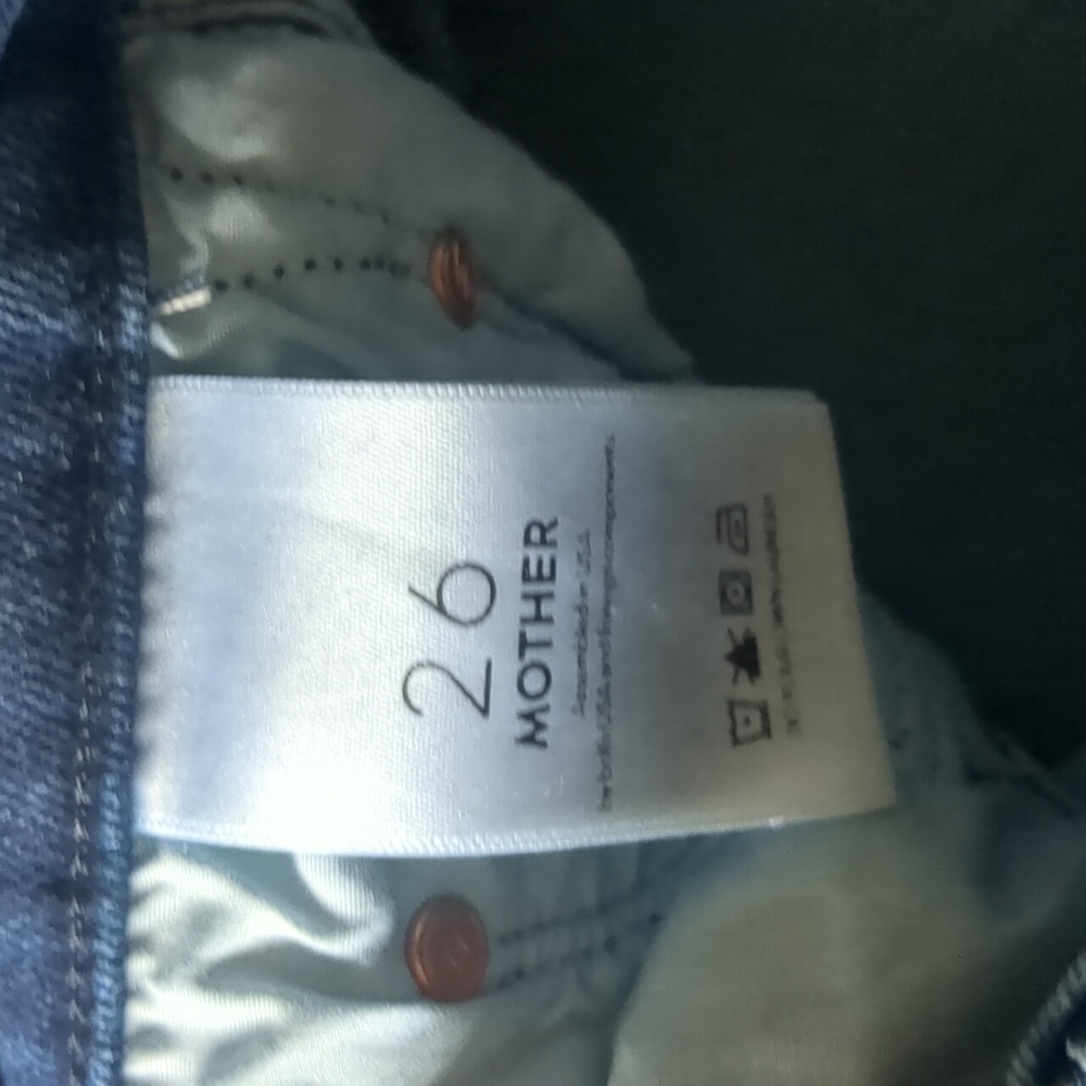 MOTHER The Looked Ankle in River Rule wash size 26. Washed but never worn. - Picture 2 of 5